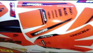 Stiker Trail NRG KTM: Stiker Full Body Custom & Desain Bebas