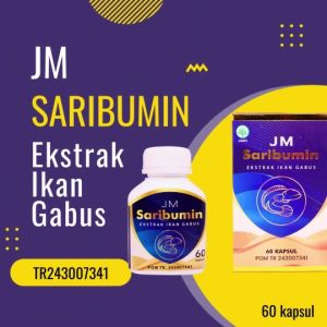 Paket 3 Kapsul Saribumin Asli Ekstrak Ikan Gabus Bantu Penyembuhan Luka Operasi