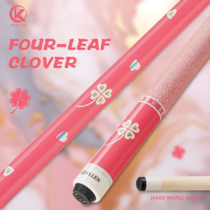 KONLLEN-Pink Billiard Pool Cue Stick Carbon Maple Shaft 11.5mm 12.5mm Tip Technology Carbon Fiber Tube 3*8/8 radial pin