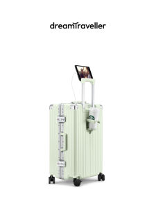 DREAM TRAVELLER | Large Capacity Aluminum Frame Travel Luggage with 360-Degree Wheels and Lock