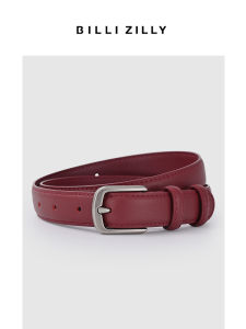BILLI ZILLY | Red Design Unique Fashion Leather Belt