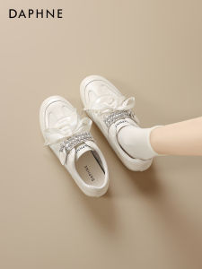 Daphne | Thick-soled Comfortable Summer White Sneakers