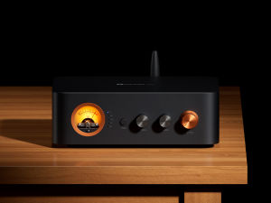 Fosi MC101 เครื่องเสียงลำโพงสเตอริโอบลูทูธบ้าน Mini Amp พร้อมเครื่องรับสัญญาณเสียงแบบไฮ-ไฟ 2ช่อง VU เมตรสำหรับ Speaker Pasif