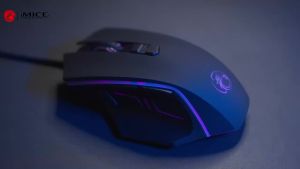 NexusClick USB Wired Gaming Mouse8 Button Backlit Ergonomic Mice 7200 DPI Backlight Adjustable Optical for Gamer Office Desktop