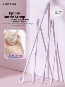 Mini Double-Head Residue Removal Cosmetics Digging Spoon