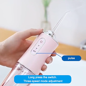 Pulse Deep Cleaning Water Flosser - Electric Portable Oral Irrigator for Teeth & Gums Perfect for Home Use & Orthodontics