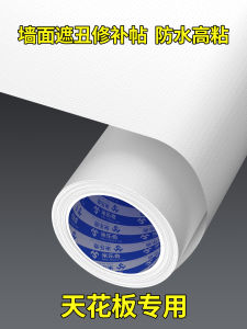 Ceiling Sticker Repair Patch Wall Paint Self Adhesive Decorative Tape Strong Adhesion Indoor Use White Wall Crack Repair