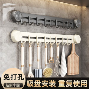Powerful Suction Cup Hook Bathroom Storage Rack Strong Load Bearing Adhesive Hook Wall Mounted No Drilling Required Organizer