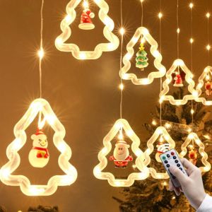 1pc Fairy Curtain String Lights Christmas Wish Ball LED  Wedding Holiday Garland Lamp for Home Room Party Decoration