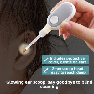 Earwax Removal Tool with Light Bend Tweezer