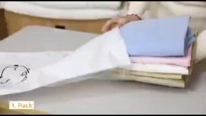 Reusable Travel Storage Vacuum Storage Bag Compressed Bag Transparent Foldable Compressed Compression Bags