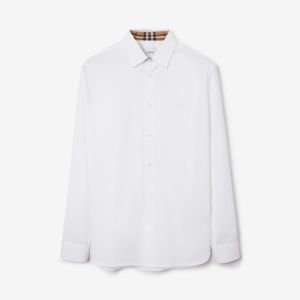 Burberry | Equestrian Knight Embroidered Mens Long Sleeve Shirt