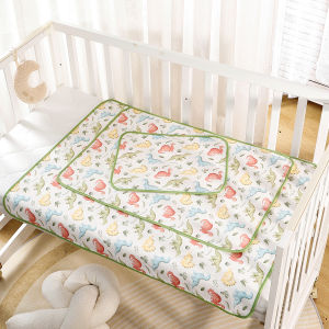 Childrens Urine-proof Pads Waterproof Washable Mattress Urine Mat Bed Protector Urine Pads Cloth Breathable for 0-6 Years Baby