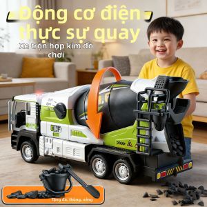 Xe Đồ Chơi Trẻ Em Máy Trộn Bê Tông Điện