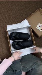 TAKIDTOO Sandal Jepit Wedges Wanita Jeli Dewasa Karet Empuk Trendy