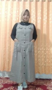 Overall wanita dewasa dan remaja /overall cinos kekinian/street tweel/tanpa iner