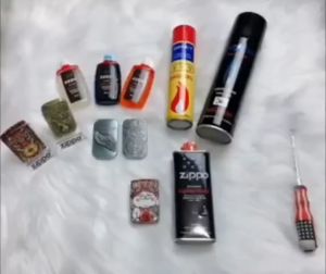 [MUA 1 TẶNG  2- MUA 2 TẶNG 4]  XĂNG ZIPPO  RẺ TẶNG COMBO TIM ĐÁ PHỤ KIỆN HỘP QUẸT -BẬT LỬA