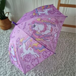 Children Kids Easy Open Automatic Cartoon Umbrella / Payung Kartun Automatik Budak Kanak-Kanak