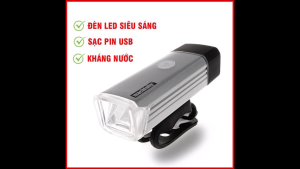 Đèn pha xe đạp Đồng hồ đo tốc độ xe đạp Còi 6 thanh cho xe đẹp Tặng đèn hậu xe đạp