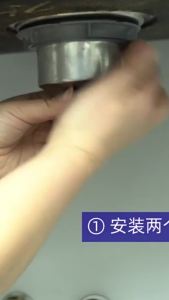 Nexlent Kitchen Double Sink Deodorant Drainer Pipe Set Vegetable Washing Bowl Basin Downcomer Accessories