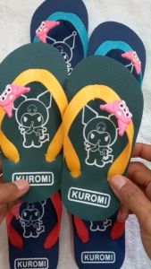Kuromi | Sandal Jepit Perempuan Kids | Sandal Jepit KUROMI Anak Flip Flop