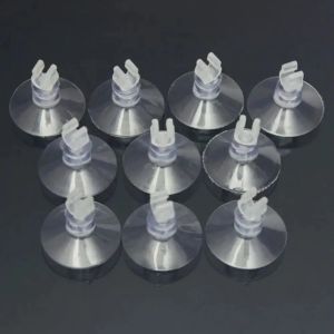 5pcs/10pcs Rubber Aquarium Fish Tank Suction Cup Holders for Air Hose Tube Oxygen Pump Adjustable Strong Sucker Durable PVC Glas