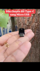 Đầu chuyển đổi Type C sang Micro USB (vào Type C ra Micro USB) / Đầu chuyển Type-C to Micro USB