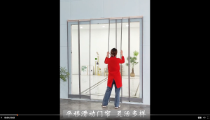 Luxepvc-Tirai pintu magnetik dengan rel geser penahan angin dan menjaga hangat saat musim dingin tirai pintu AC untuk toko komersial dorong-tarik dan bisa dipindah tebal 3mm PVC transparan dengan magnet.