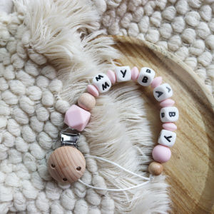Customizable Name Chewable Sterilizable Pacifier Clip