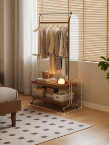 DONGMU | Moveable Full Length Mirror Clothing Rack