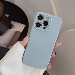Luxury Candy Color Frame Bumper Transparent Phone Case for IPhone16 15 12 13 14 Pro Max Plus X XR XS Shockproof PC Clear Cover