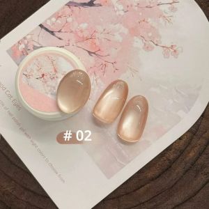 1-16pcs PSK ใหม่สีชมพู Tender สี Peachwood Series CAT EYE GEL เล็บ 2025 ใหม่ Naked สีชมพูลูกปัดแก้วเล็บอุปกรณ์เล็บ