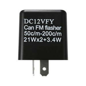 KEVANLY | 1/2 Chiếc 2Pin Có Thể Điều Chỉnh Tần Số Đèn LED Flasher Relay Cho Xe Máy Vuông Nhấp Nháy Đèn Báo Rẽ 12V