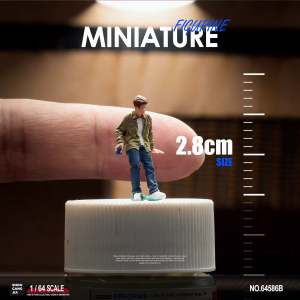 Painted Static Miniature Figure Model 1:64