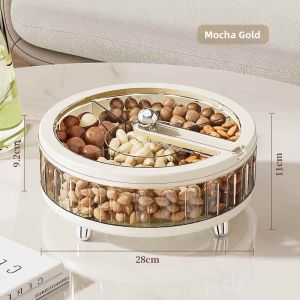 Sectioned Airtight Snack Tray