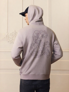 Jack Jones | Fashionable Printed Loose Hoodie Sweatshirt Cotton