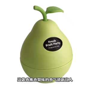 Cute Fruit Aromatherapy Girl Light Fragrance Car Solid Balm Ornaments Indoor Bedroom Bathroom Long-Lasting