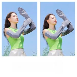 miiow | Womens Ice Silk Sleeve Covers Sun Protection Elbow Pads Cycling Outdoor Driving Sports Summer UV Protection Arm Guards