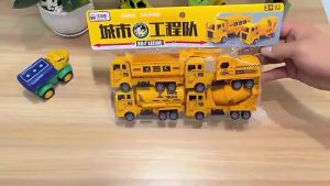 ชุดรถเด็ก 1ชุดมี4คัน รถไขลานเด็ก สีสันสวยงาม เด็กๆชอบ