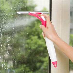 (BISA COD) PROMO WIPER SPRAY PEMBERSIH KACA 2 IN 1 DENGAN TABUNG SEMPROTAN / SPRAY WINDOW CLEANER