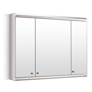 Wall-Mounted Stainless Steel Mirror Cabinet