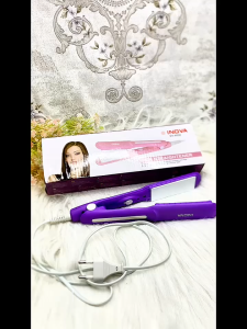 Catokan Inova SX-8006 / Electric Hair Brush Straightener Curly Comb / Alat Catok Pelurus Rambut Lurus dan Keriting Cepat Panas / Catokkan Mini Stylist Travelling / Peralatan Smoothing Rebonding Styling Multifungsi - HOMIA