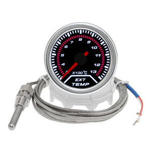 RYSJM | 52Mm White LED Water Temp/RPM/Oil Pressure/Volt/Air Fuel Car Modification Gauge With Oil Press&Water Temp Sensor Controller Kit