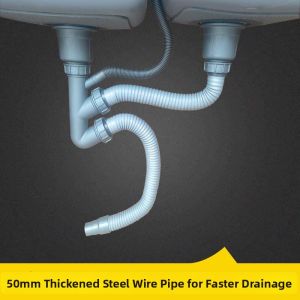 For Dual & Single Basin Kitchen Sink Drain