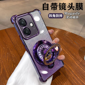 Okaishi OPPO A3X International Version Phone Case CPH2681 Protective Cover with Airbag Anti-Fall Soft Shell with Lens Film Full Coverage