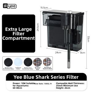 Yee | Silent Three-in-One Filter and Oxygen Maker Aquarium Filter