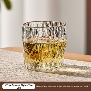 YAGANG | Household Gongfu Tea Cup Heat Resistant Borosilicate Glass Japanese Style