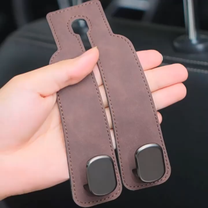 Double Car Seat Hooks Anti-Slip Design Universal Fit For SUVs And Family Van Organize