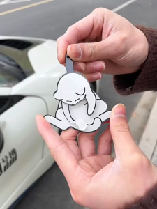 พร้อมส่งสร้างสรรค์ดึงเล่นไข่แมวพวงกุญแจจี้น่ารักและตลกหมุนได้อะคริลิกระเป๋าจี้สําหรับผู้หญิงพวงกุญแจกระเป๋าอุปกรณ์เสริม