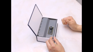 SG EmmAmy Simulation Creative Safety Book Box Storage Box Security Safety Lock Jewelry Storage Box Money Box Cash Box Gifts